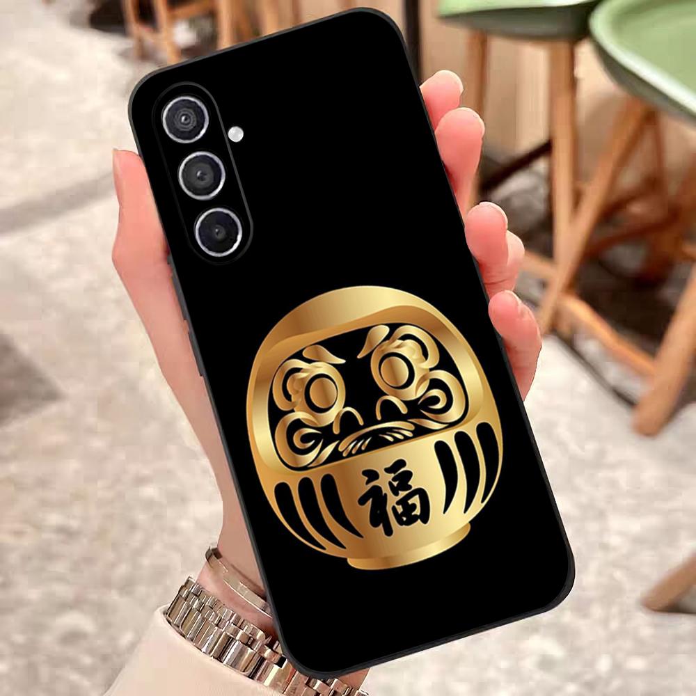 Daruma Phone Case For Samsung S25 Edge 24 23 22 21 20 Ultra Plus Fe Galaxy A54 53 34 25 16 Silicon Cover