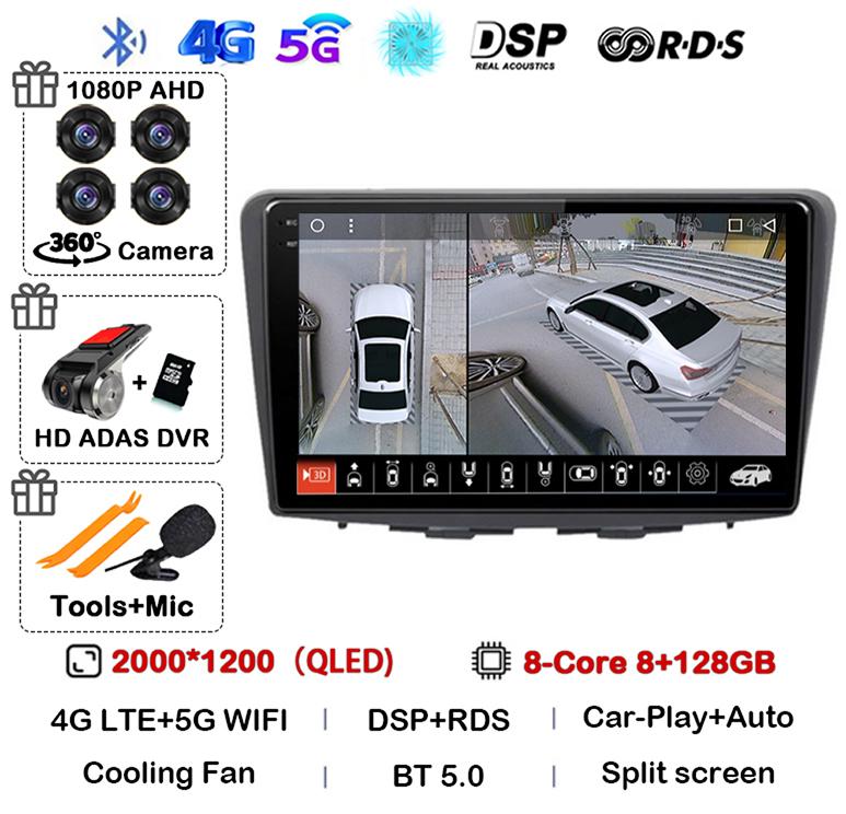 Android 14 Carplay Auto WIFI+4G для Suzuki Baleno 2016 2017 2018 2019 GPS автомобильный радиоприемник мультимедиа видеоплеер стерео головное устройство DSP