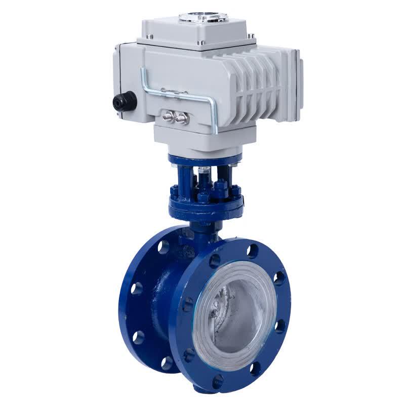 Huishida D943H-16C Electric Cast Steel High-Temperature Flanged Butterfly Valve