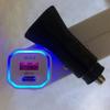 Портативное 38 Вт двойное USB автомобильное зарядное устройство Пластиковое автомобильное зарядное устройство Простое в использовании для безопасной и эффективной зарядки нескольких устройств