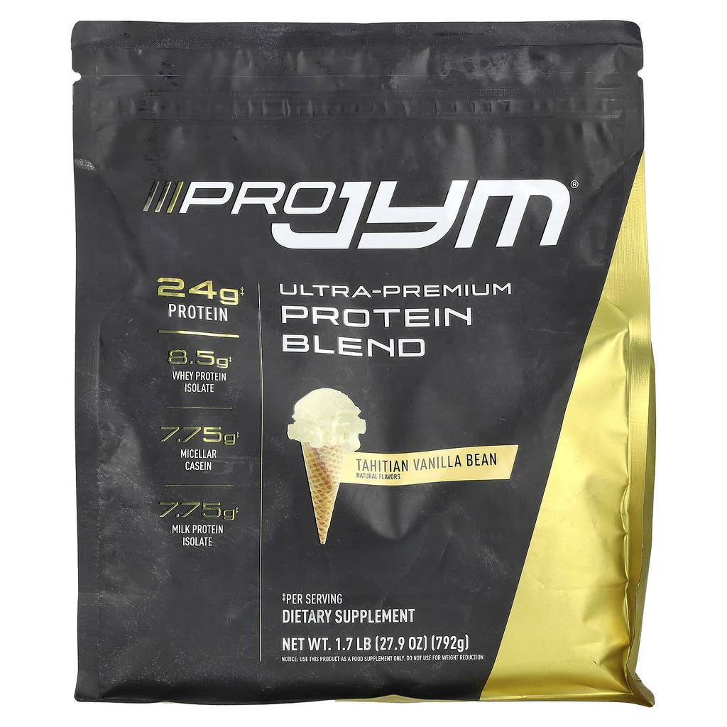 Pro Jym, Ultra Premium Protein Blend, Tahitian Vanilla Bean, 792G (1.7Lb)
