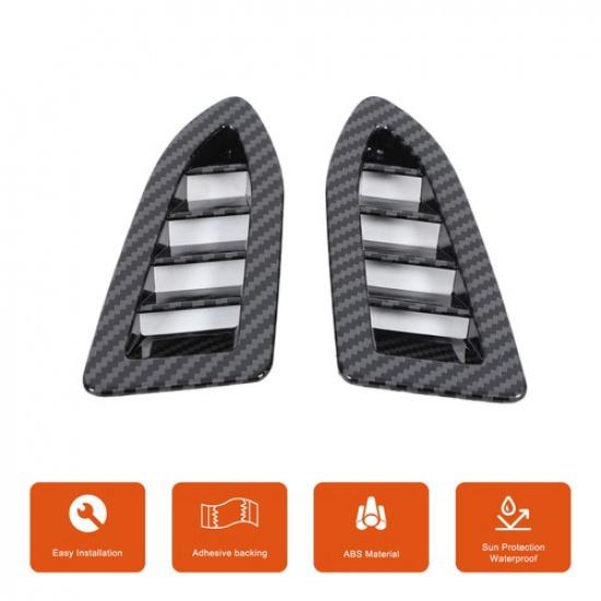 ABS Carbon Dashboard Interior Air Vent Outlet Cover Trim For Subaru Forester 25+