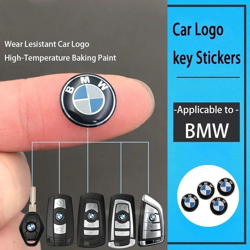 For BMW M E46 E90 E60 11mm Car Remote Key Fob Emblem Badge Radio button Sticker For BMW F10 E90 F20 E46 E60 E70 E39 E36 E87 X7 E92 E91 E28 X3 G11 X5 6