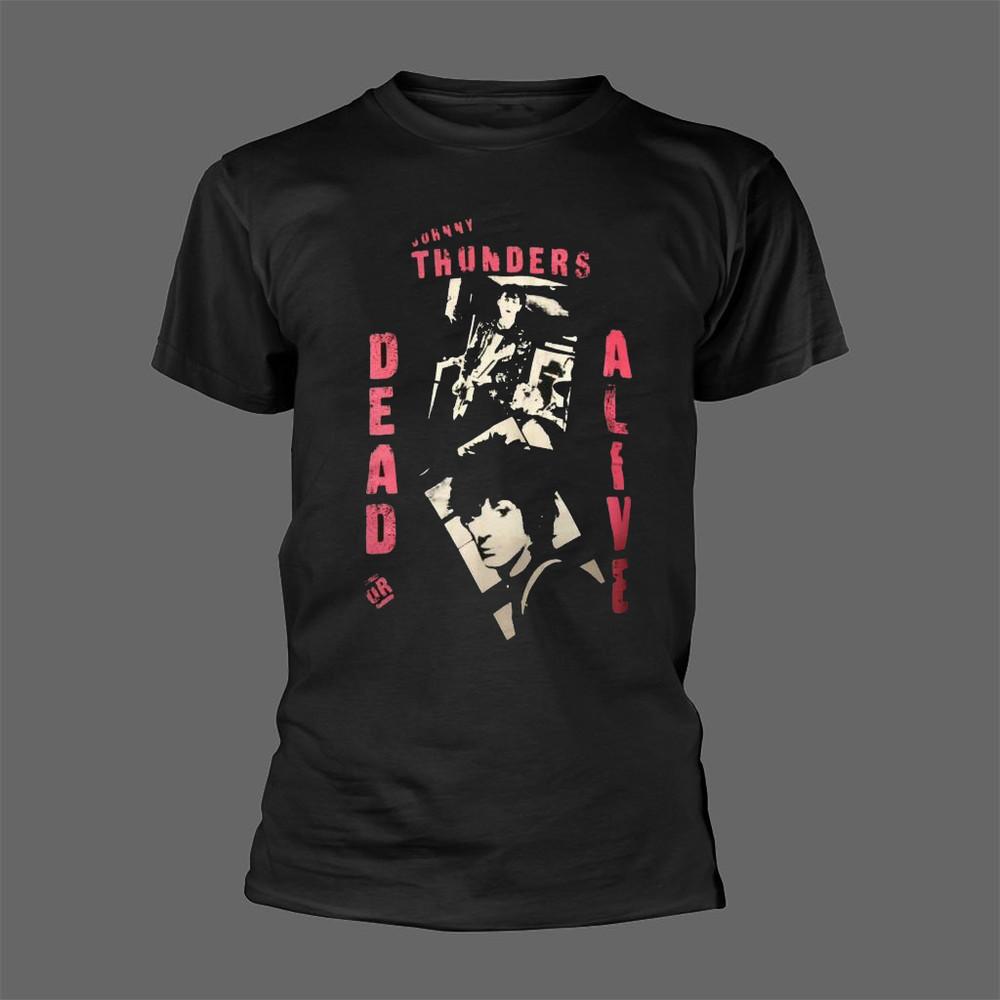 Футболка Johnny Thunders Dead Or Alibe Черная Плотный Хлопок Мужской Размер S -4XL II719 - Унисекс Футболка