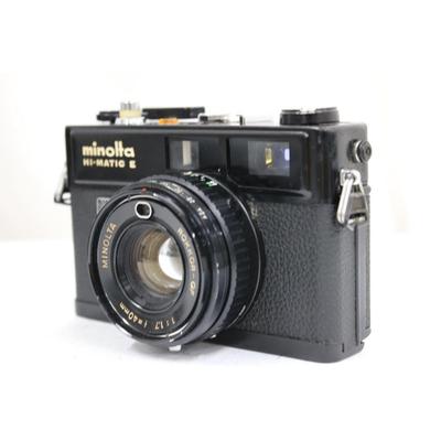 Б/у [Гарантия возврата] Minolta HI-MATIC E ELECTRO CONTROL ROKKOR-QF 40mm F1.7 Дальномерная камера e12408
