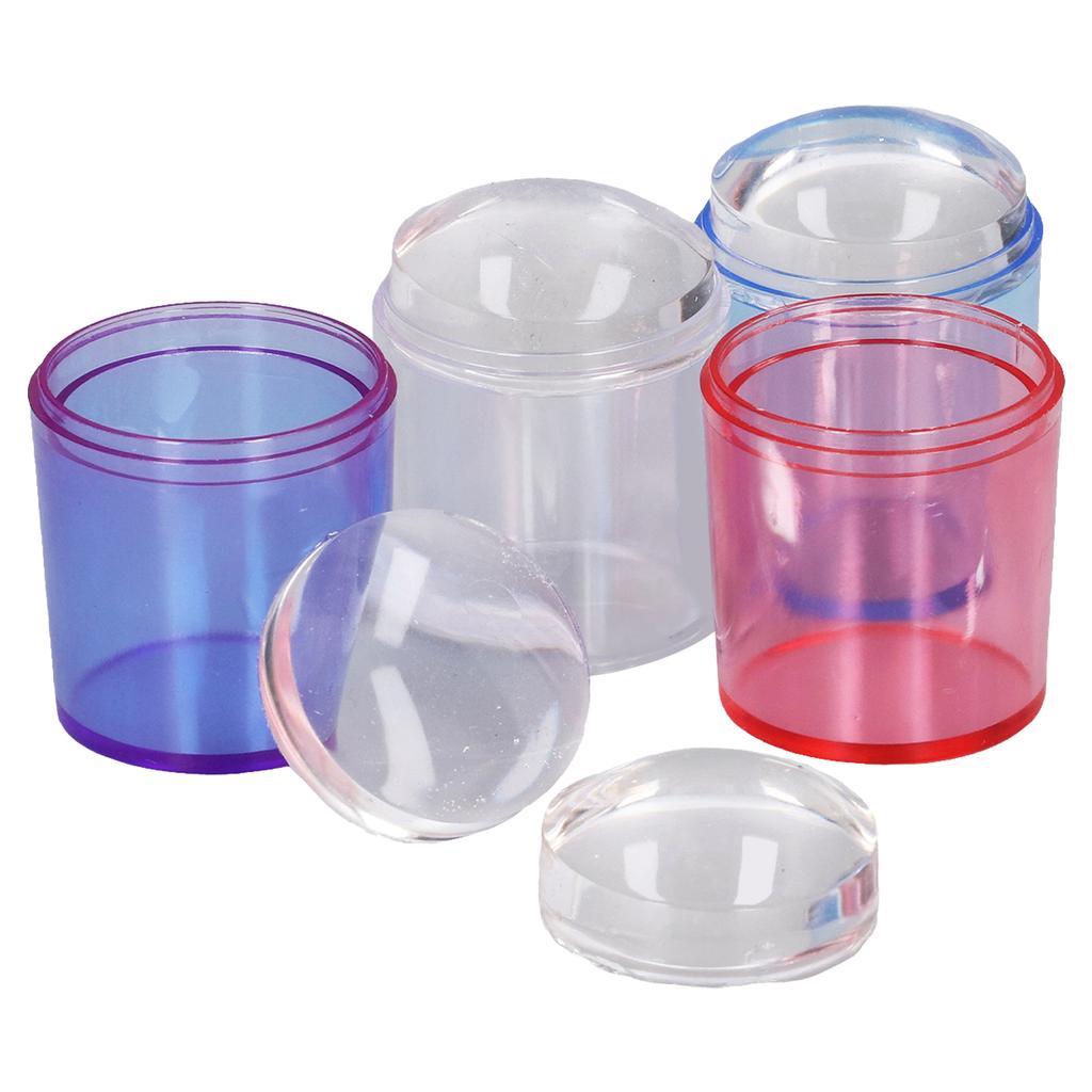 Nail Art Stamper Clear Silicone Stamping Jelly for for DIY Nail Edges Prints Patterns