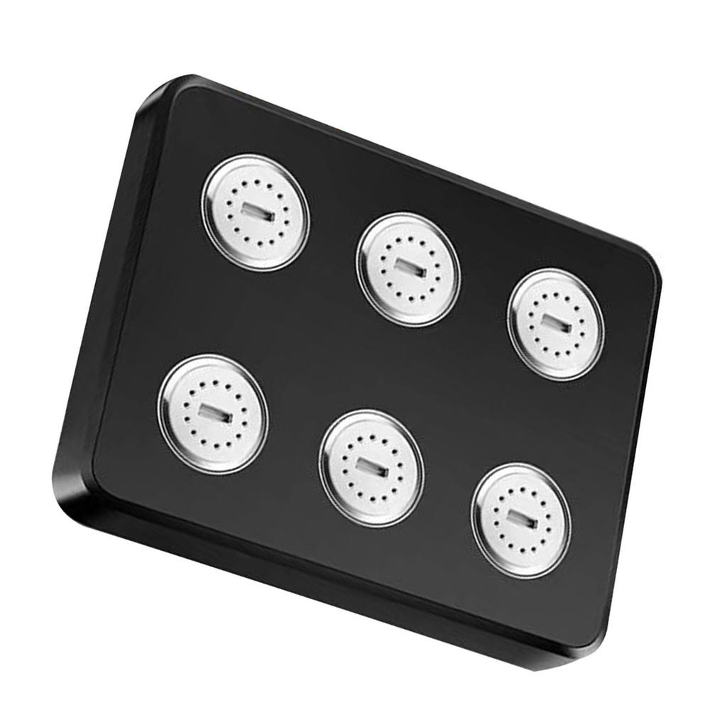 Прямоугольная душевая лейка высокого давления Инновационный дизайн увеличивает напор воды Аксессуар для ванной комнаты для душевого опыта