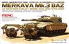 Mon Model Israeli Main Battle Tank Merkava with Mine Plastic Model Kit MTS005 1/35 Mk.3Baz Roller,