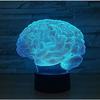 Night Light Abstract Brain 3D Illusion Lamp 7 Color Change Touch Switch Led Night Light Acrylic Lamp D YB623320