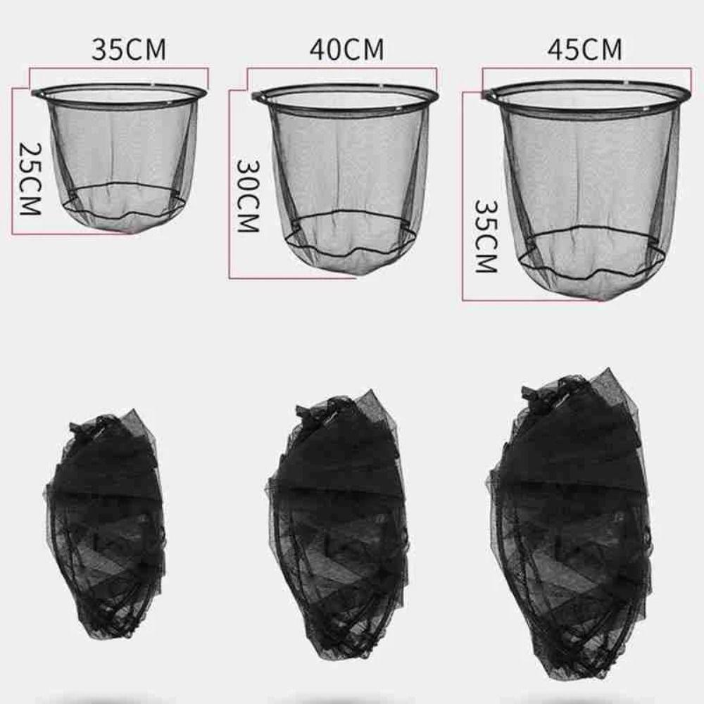 Dip Net Foldable 1.3-3.0M Fishing Rod Telescopic Pole Landing Net Fishing Hand Net Fishing Net