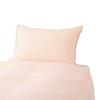 Francfranc Sheer Check Pillowcase, 70x50cm, White x Orange, New Life Bedding