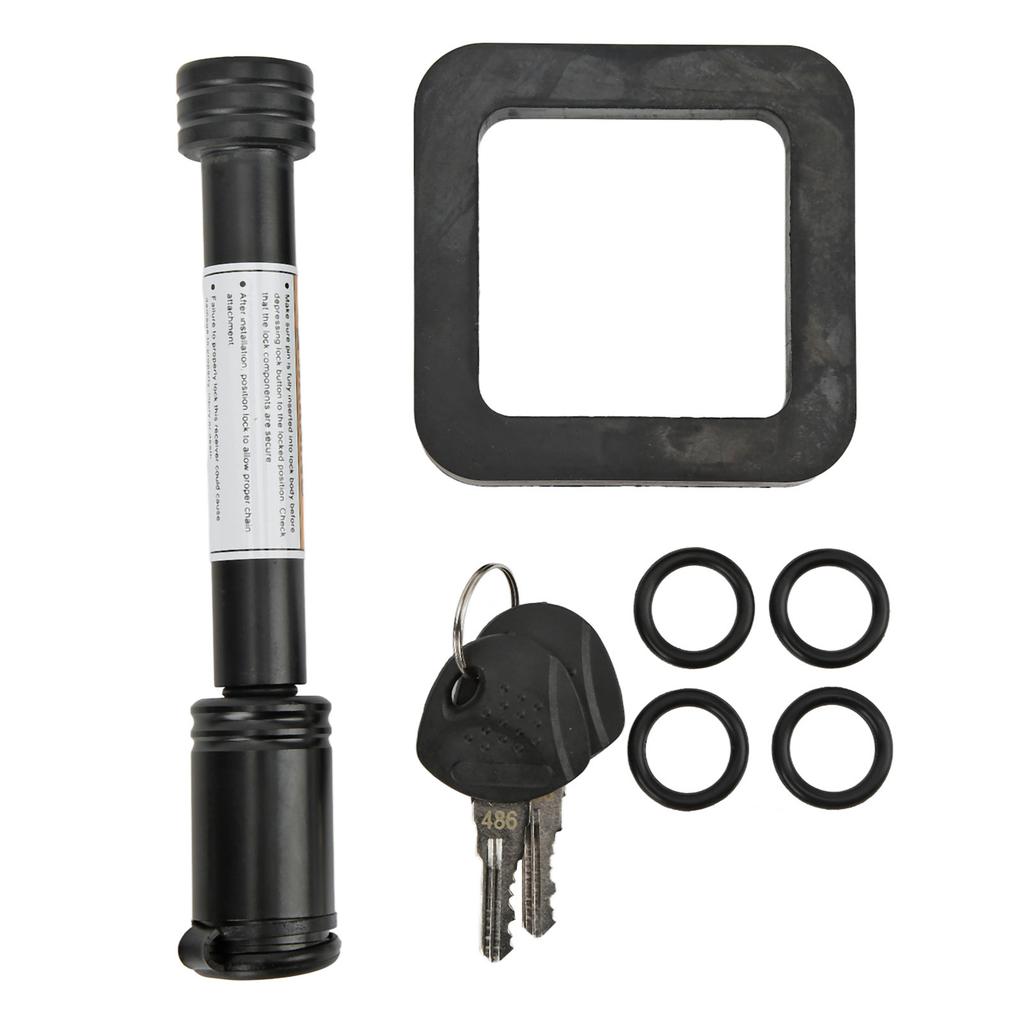 Стопорный палец приемника фаркопа 5/8 дюйма с 2-дюймовой шумоподавляющей накладкой, трубчатые ключи, уплотнительные кольца для автомобиля, грузовика, фаркопа, шара, багажника