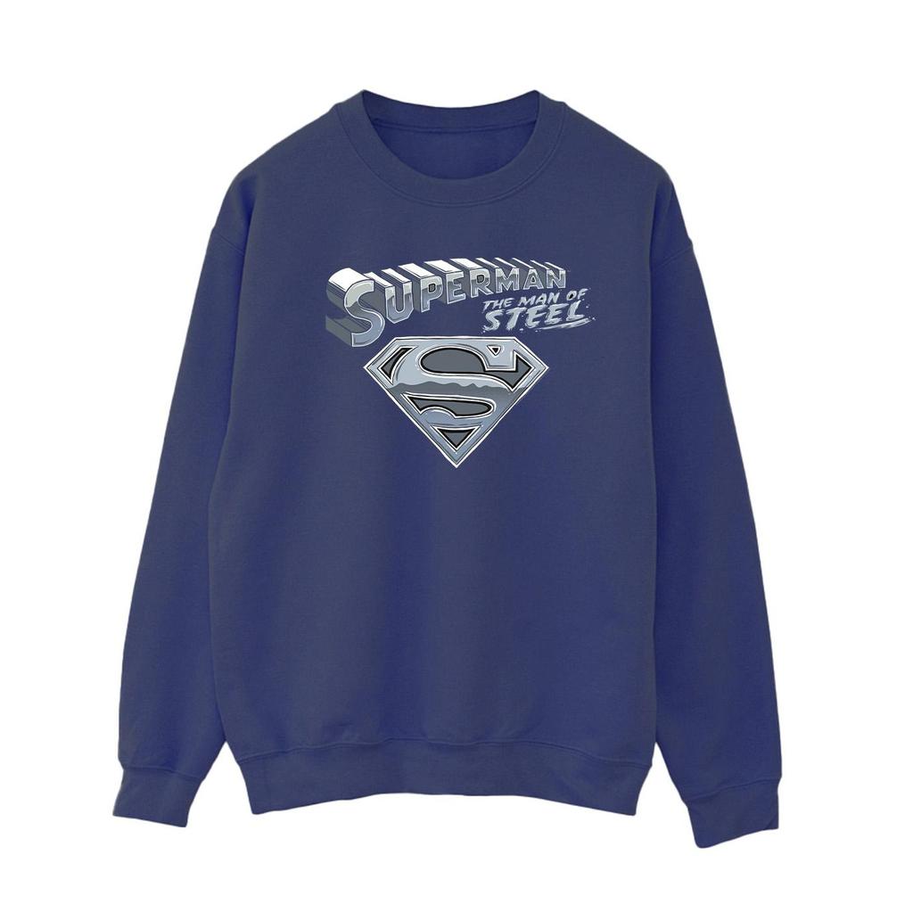 DC Comics Womens/Ladies Superman The Man Of Steel Sweatshirt