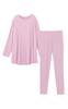 Charmake Body Long Sleeve Pajama Loungewear for and Fall Women's Set, Spring, Summer, (XL, Pink)