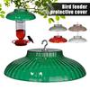 Plastic Protective Dome Cover for Hanging Birds Feeder Weatherproof Hummingbird Feeder Rain Guard Squirrel Baffle for Outside