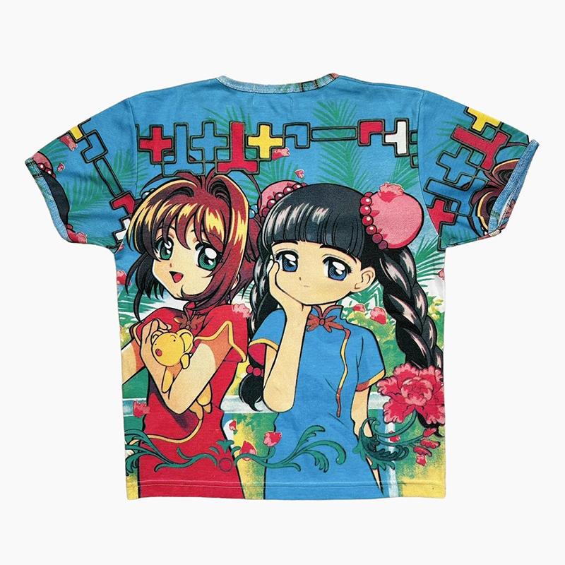 Y2K Gothic Aesthetic Clothing Pattern 90s Vintage Top for Women