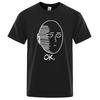 One Punch Men Saitama Teacher Women's T-shirt Fashion Fun Short Sleeve Summer Clothing Cotton Anime Breathable T-shirt
