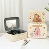 Portable Capybara Cosmetic Pouch Durable Cute Cosmetic Handbag  Students