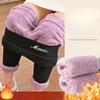Winter Leggings Fleece Lined Thick Cloud Soft Warm Pants Women Outdoor Wear High Waist Tight Embroidery Cotton Pants Plus Size Plush Trousers
