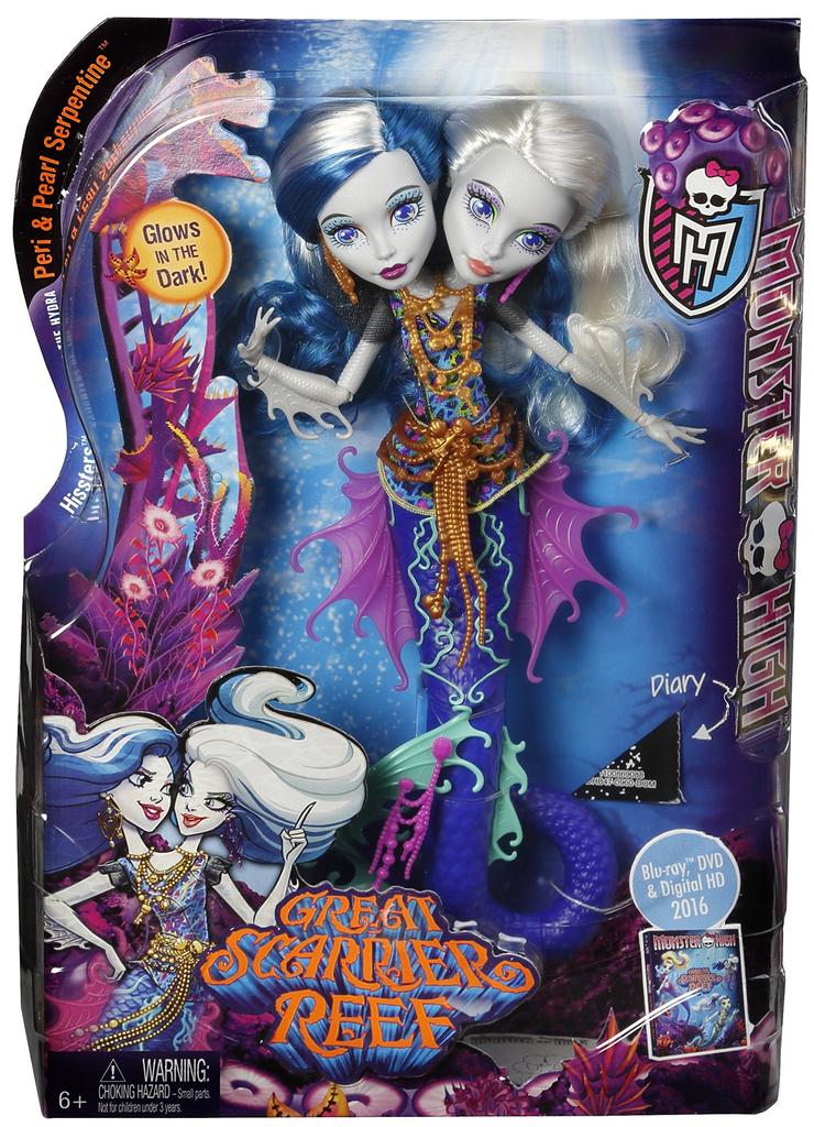 [Monster High] Monster High Great Scarrier Reef Peri & Pearl Serpintine Doll DHB47 [Product]