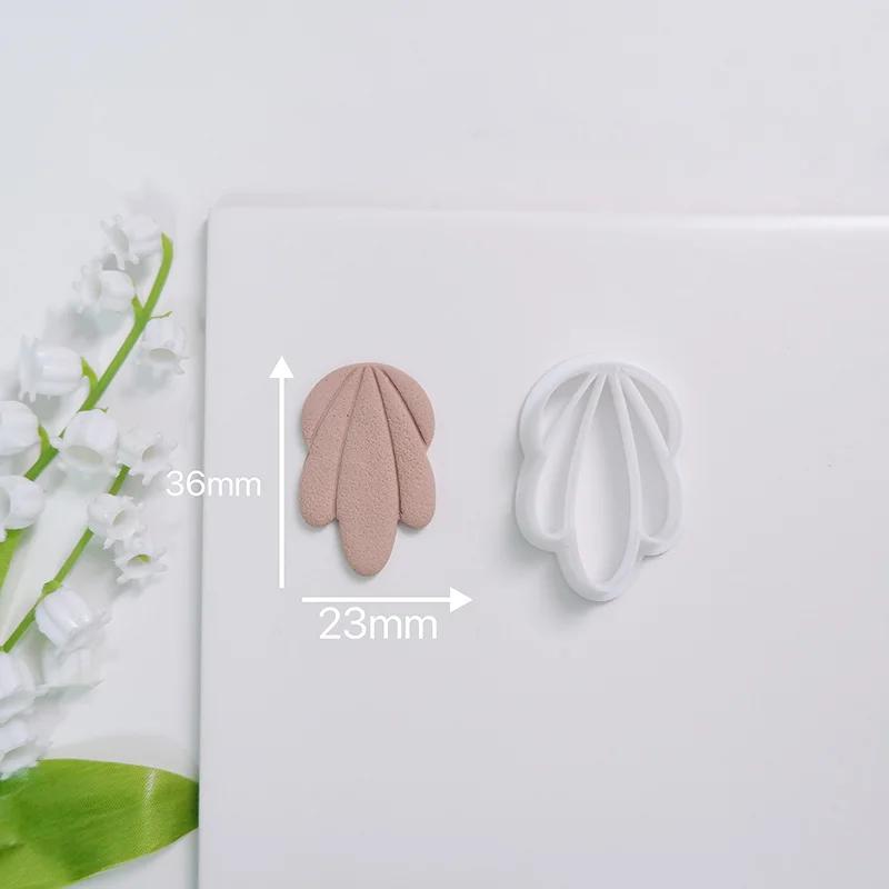 Мягкие керамические серьги, форма для резки, сердце Rainvow, неправильная геометрическая форма, форма для резки Caly, инструмент для самостоятельного изготовления ювелирных изделий, кулонов, гончарных изделий