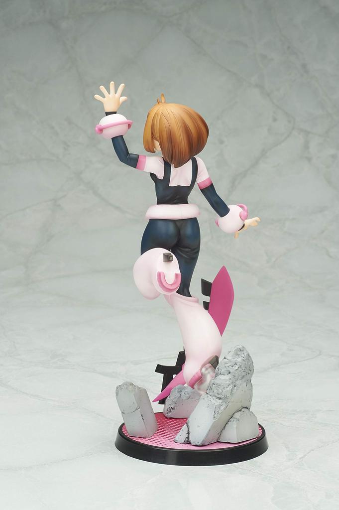 Bell Fine My Hero Academia Uraraka Ochako Hero Suit масштаб ПВХ окрашенный готовый продукт фигурка перепродажа Ver. 1/8