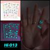 Little Sexy Cute Tattoo for Women Glowing Dark Taty Waterproof Fake Tatoo Luminous Tattoo Stickers Body Art Cartoon Tattoo