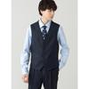 [Beams Heart] suit 130's glen check 3 buttons 3 piece suit men's NAVY XL