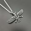New European and American Mens Fashion Trend Persian Jewelry Zoroastrian Pendant Necklace