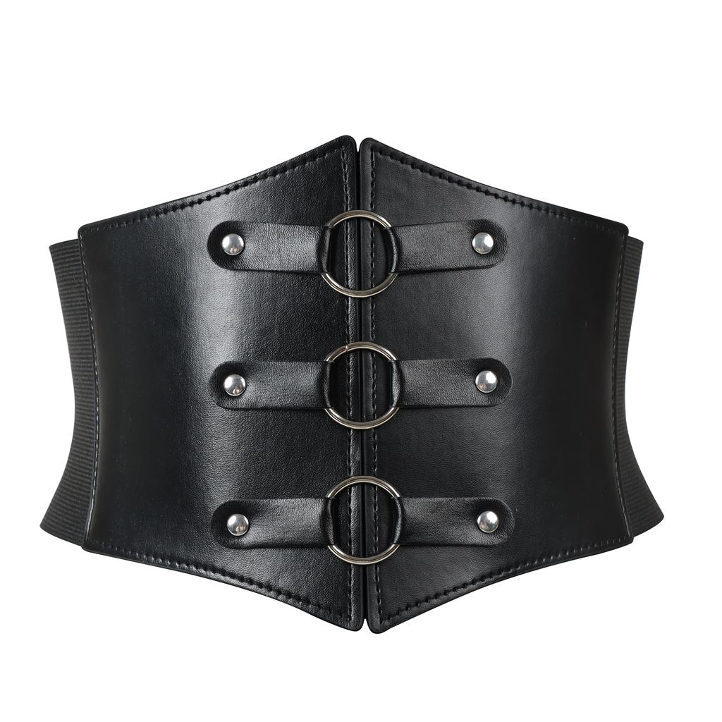 Средневековый Ретро Придворный Стиль Талия Однотонный Широкий Пояс Классические Аксессуары для Талии Аксессуары для Маскарада