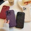 Релиф 3d волнистый противоударный нескользящий чехол для телефона для Iphone 13 12 11 Promax 14 Pro Max 4 цвета Защитная задняя крышка Капа