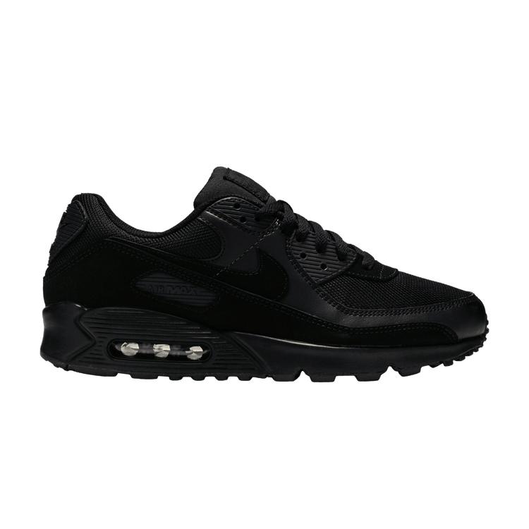 Мужские кроссовки Nike Air Max 90 Recraft Triple Black Черный/Черный-Белый-Черный