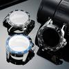 For Seiko SNP055J1 Series Watch Case Stainless Steel Case Modified Ceramic Ring Scale Ring Outer Bezel Shell Accessories