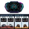 HUD P24 OBD2+GPS Head Up Display On Board Computer Multi-function Digital Speedometer Slope Meter Inclinometro 4x4 Off Road