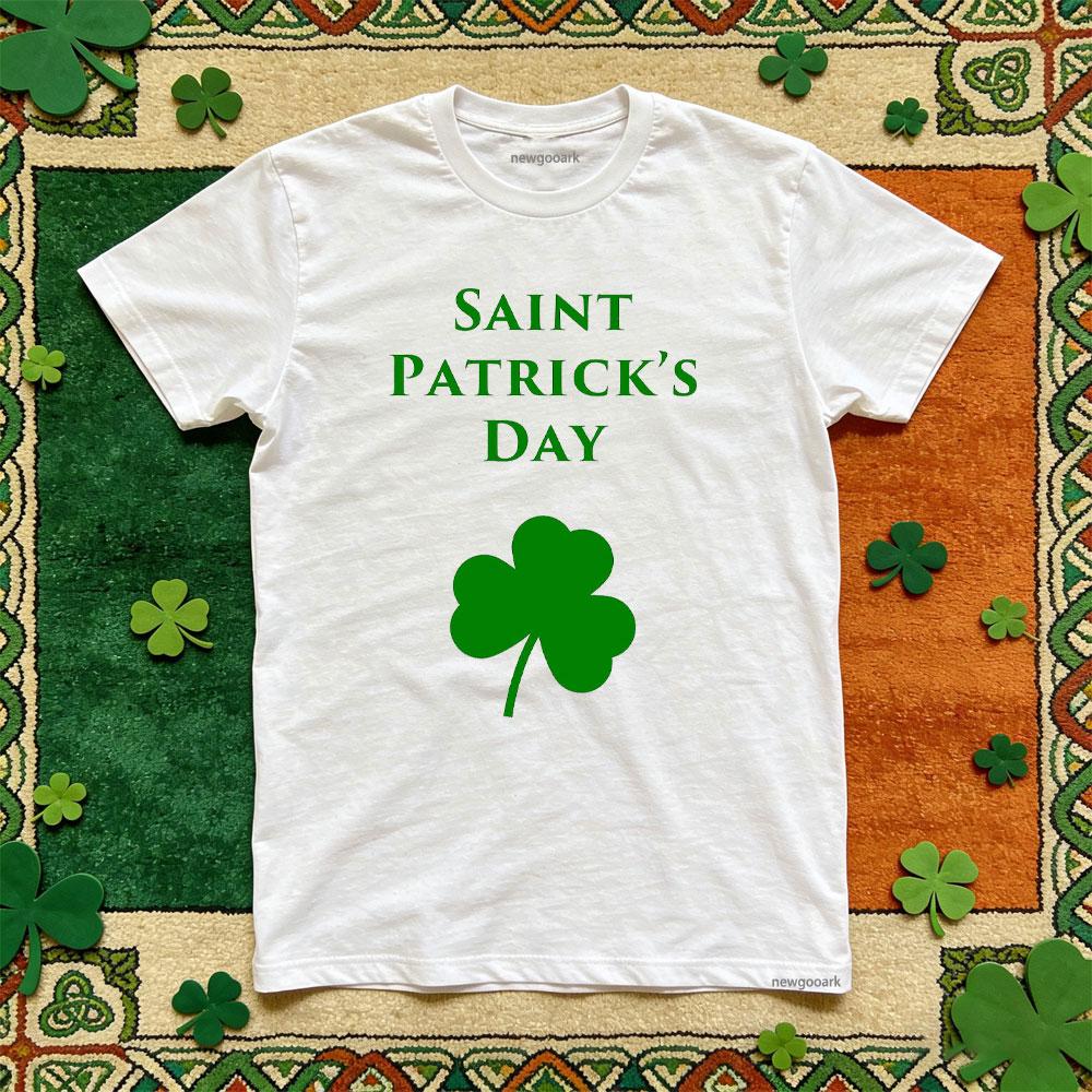 317 St Patricks Day Shamrock TShirt Women Unisex Casual Cotton Graphic T Shirts Oneck Shirt Unisex Adult Shortsleev