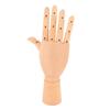 Wooden Hand Model Flexible Movable Fingers Right Hand Mannequin Figure for Display Drawing Study