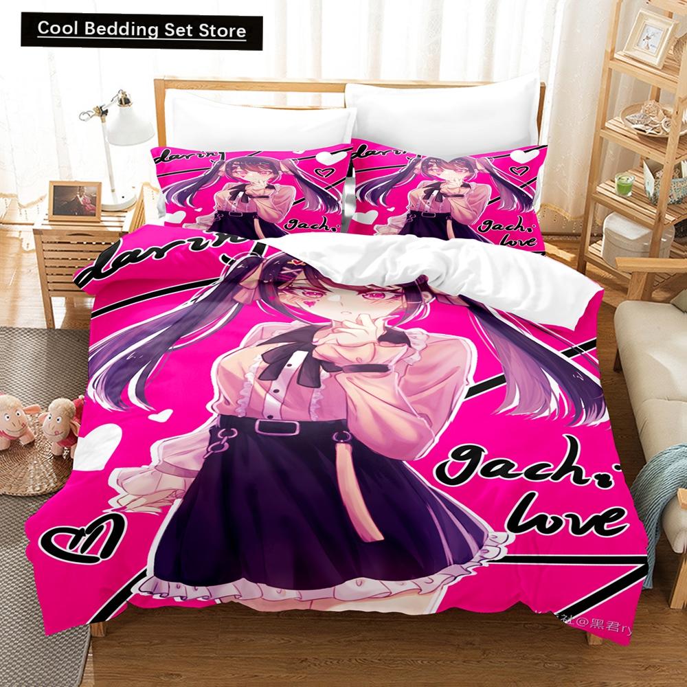 3D аниме Gacha Girl комплекты постельного белья пододеяльник с наволочкой Twin Full Queen King постельное белье постельное белье для домашнего текстиля