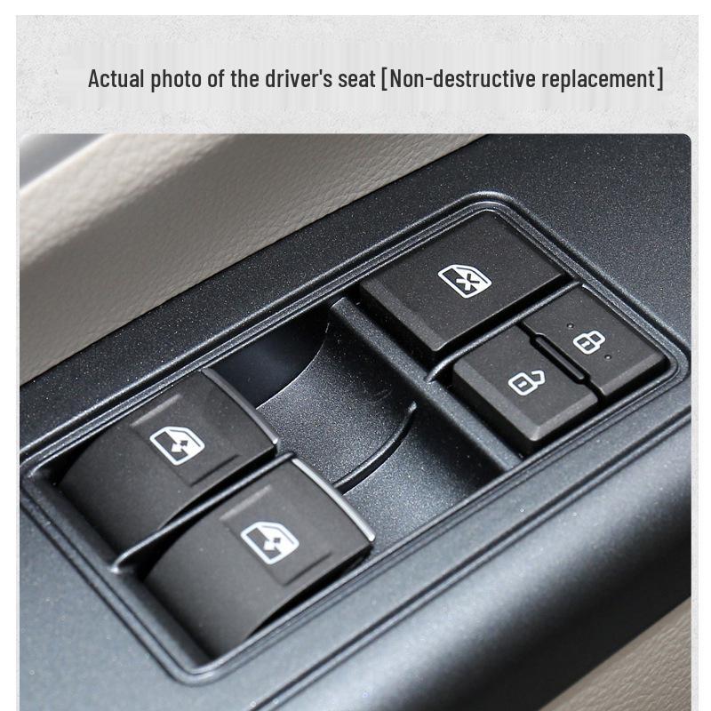 Dongfeng Lingzhi Window Lifter Switch: Compatible with M5, M6, M7, Fengxing CM7 Driver's Side Button Assembly.