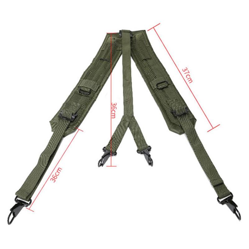 Наружный ремень Многоцелевой поясной уплотнитель Несущий двойной плечевой ремень Нагрудный ремень
