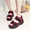 Fashion Summer Sandals Shoes Women Shoes Platform Sport Sandals Summer Sneakers Thick-soled Wedge Platform Sports Casual Roman Sandals