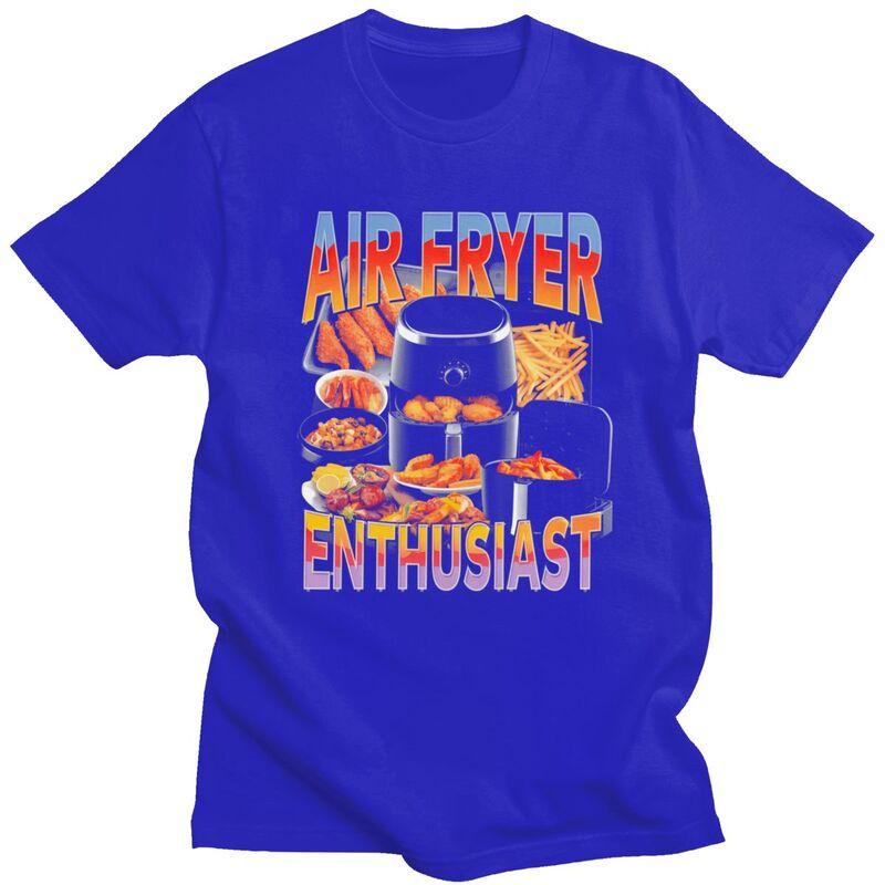 Air Fryer Meme Funny Cooking Design T Shirt Unisex Short Sleeves Awesome Tee Shirt Summer Style Loose Fit 100 Cotton Tee Tops