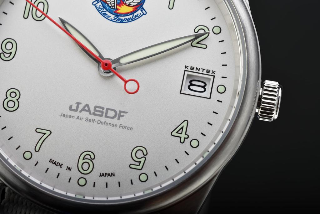 Часы Blue Impulse Standard Air Force Date White [KENTEX] Самооборона S806L-01