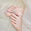 Luxury Toenail Stickers, Influencer Nail Art, Trendy Toe Nails