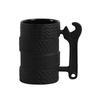 Tire Ceramics Mug Creative Novelty Tire Shaped Cup Large Capacity Heat-resisting Office Home Coffee Breakfast Mugs Gifts