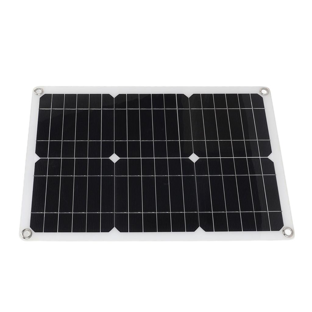 18V 20W Semi Flexible Solar Panel Monocrystalline High Efficiency Waterproof for Car RV Yacht Boat