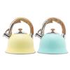 Whistling Kettle Tea Wood Pattern Anti-slip Handle Whistle Water Stainless Steel Pots