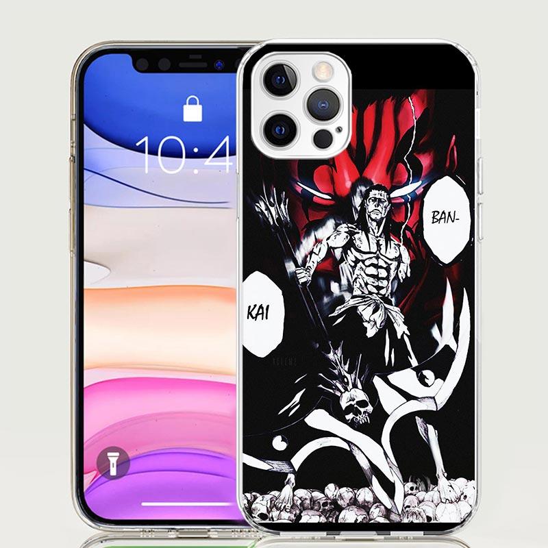 Чехол для телефона Bleach с изображением Зараки Кенпачи для iPhone 17 Air 16 15 Plus 11 14 Pro Max 13 Mini 12 7 8 + SE Узор Арт Индивидуальный чехол 17