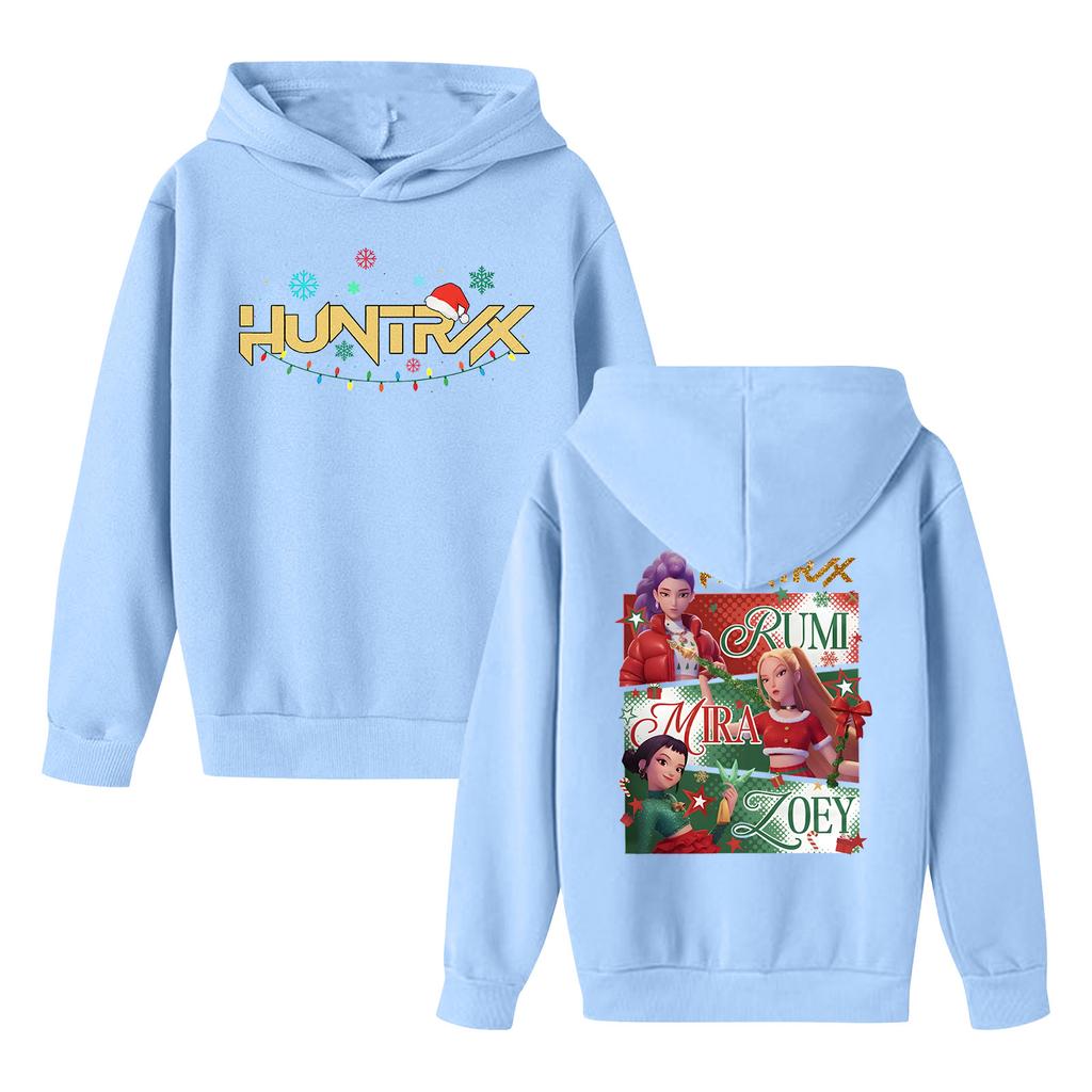 Kids' Long Sleeve Loose Pullover Letter Print Drawstring Hooded Sweatshirt