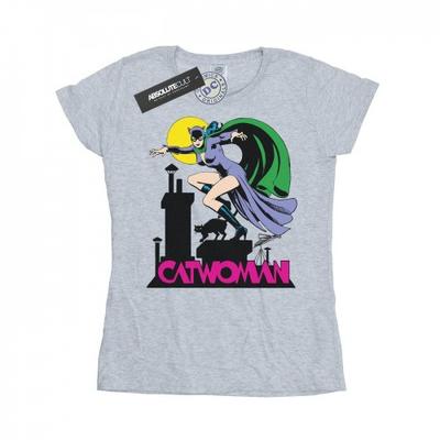 Женская хлопковая футболка с текстовым логотипом Catwoman
