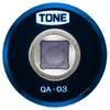TONE Quick Adapter Drive Angle Blue L-QA-03B 9.5mm (3/8")